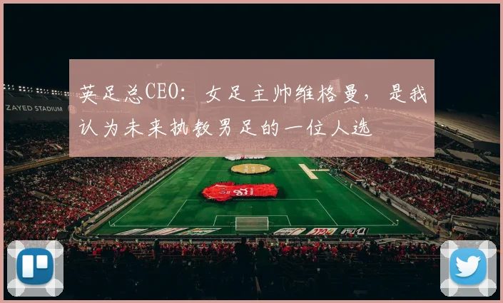 英足总CEO：女足主帅维格曼，是我认为未来执教男足的一位人选